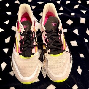 Reebok Women's Pink and Black Athletic Shoes